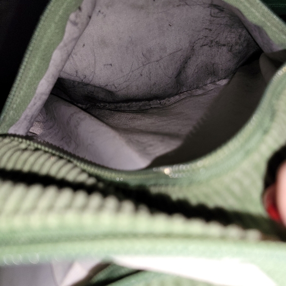 JanSport Green Corduroy Backpack - Picture 4 of 6